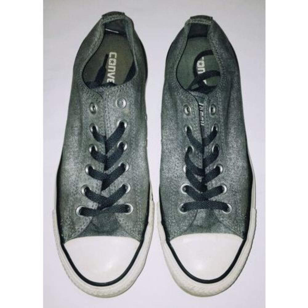Converse All Star Chuck Taylor Women's Size 9 Shoes Gray White Low Top Sneakers